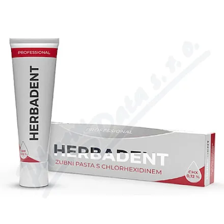 HERBADENT PROFESSIONAL zubní pasta s CHX 0.12% 40g