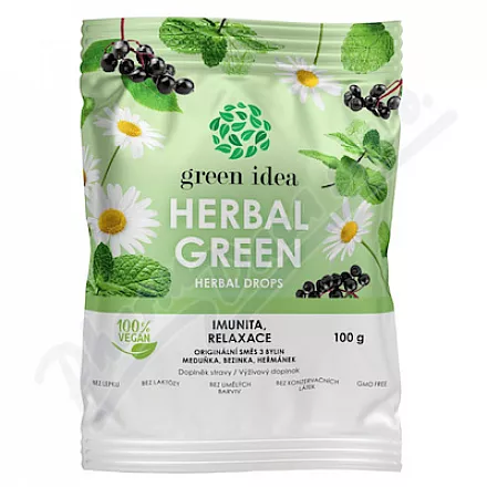 Green idea HERBAL GREEN Herbal Drops 100g