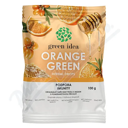 Green idea ORANGE GREEN Herbal Drops 100g