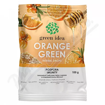 Green idea ORANGE GREEN Herbal Drops 100g