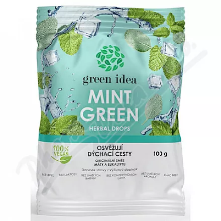 Green idea MINT GREEN Herbal Drops 100g