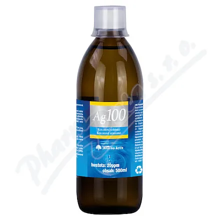 Koloidní stříbro Ag100 20ppm 500ml
