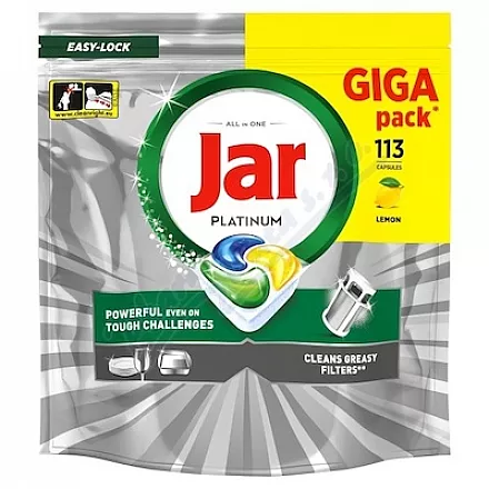 Jar Platinum Lemon kapsle do myčky 113ks
