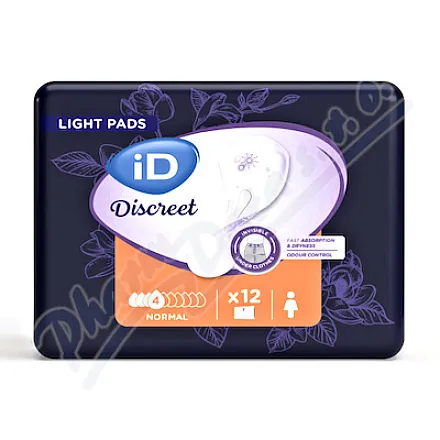 iD Discreet Light Pads Normal, 12 szt.