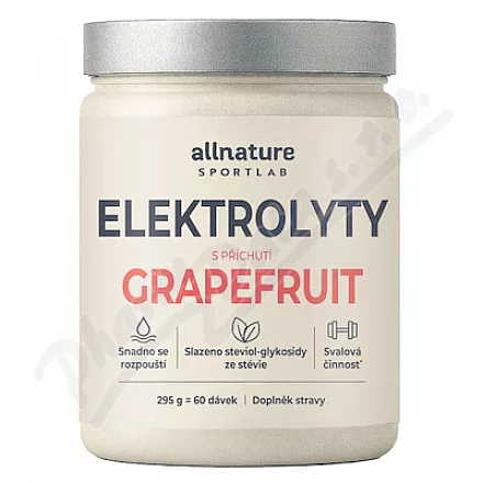 Allnature Sportlab Elektrolyty grapefruit 295g