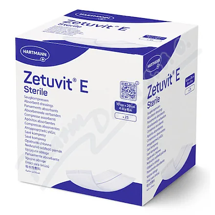 Hartmann Zetuvit E savé kompres ster.10x20cm 25ks