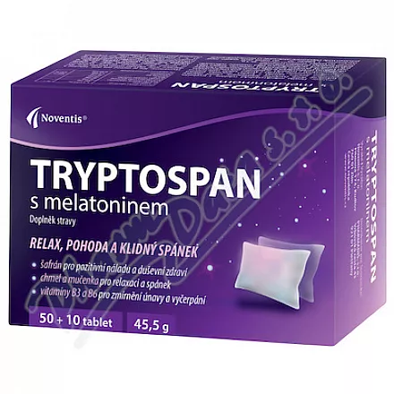 Tryptospan s melatoninem tbl.50+10