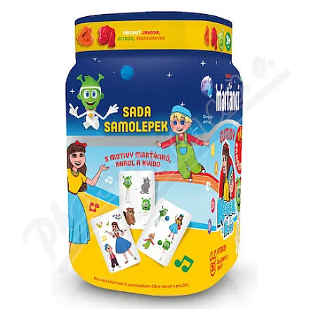 Marsjanie Gummy: Karol i Kvído – opakowanie 50 szt. + naklejki PROMO