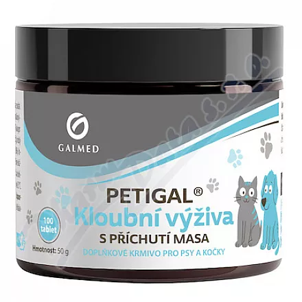 PETIGAL Kloubní výživa s příchutí masa tbl.100