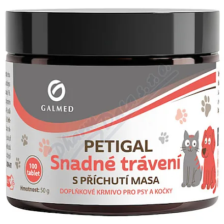 PETIGAL – Łatwe trawienie o smaku mięsnym, 100 tabletek