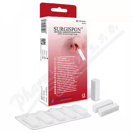 Surgispon nasal strips 40x10x10mm 5ks