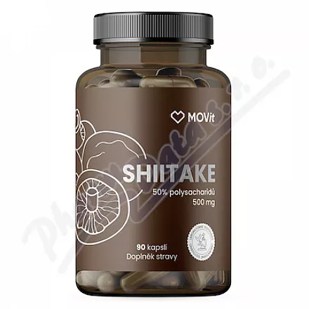 MOVit Shiitake 50% polysacharidů 500mg cps.90