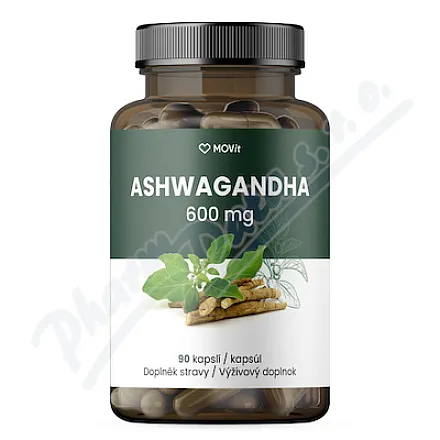 MOVit Ashwagandha 600 mg, 90 kapsułek