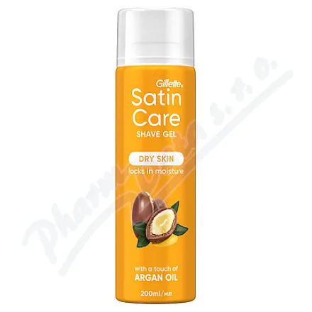 Gillette Satin Care gel na holení Argan Oil 200ml