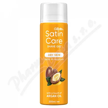 Gillette Satin Care gel na holení Argan Oil 200ml