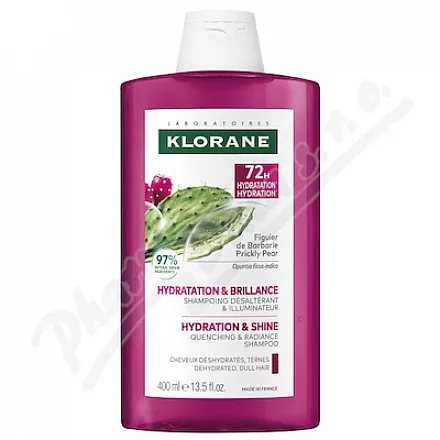 KLORANE Hydratační šampon s opuncií 2x400ml