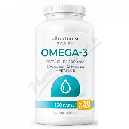 Allnature Basis+ Omega-3 cps.150+30