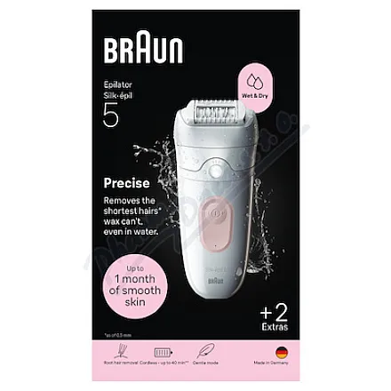 Braun Silképil 5 epilátor mokro&sucho+nástavec