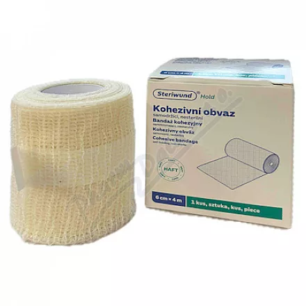 Kohezivní obvaz samodržící nester.6cmx4m Steriwund