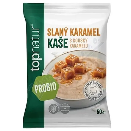 Topnatur Probio rýžová kaše slaný karamel 50g