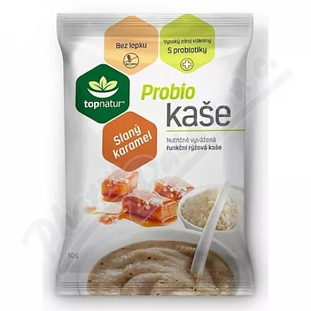 Topnatur Probio rýžová kaše slaný karamel 50g