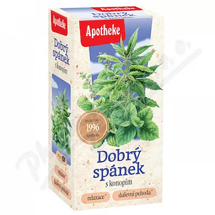 Apotheke Dobrý spánek s konopím čaj 20x1.5g