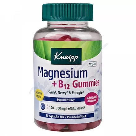 Kneipp Magnesium+B12 gummies 60ks