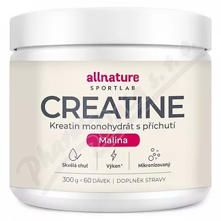 Allnature Sportlab Creatine monohydrát malina 300g