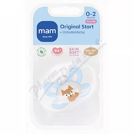 MAM Dudlík Original Start 0-2m modrý 1ks
