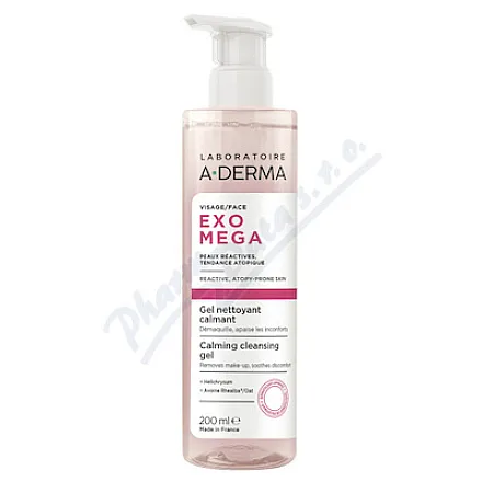 A-DERMA Exomega Łagodzący żel oczyszczający 200 ml