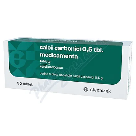 Calcii Carbonici 0.5 tbl.Medicam.0.5g tbl.nob.50