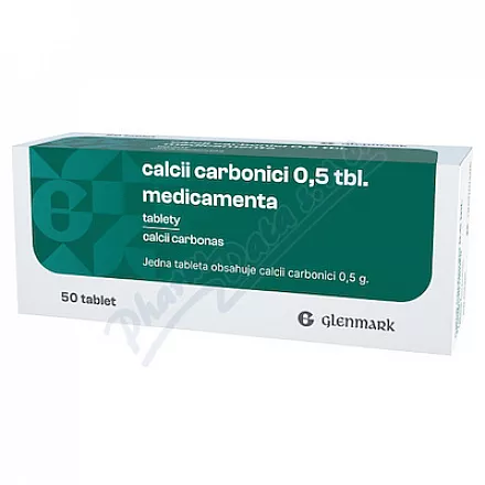 Calcii Carbonici 0,5 tbl.MVM por.tbl.nob.50x0,5g
