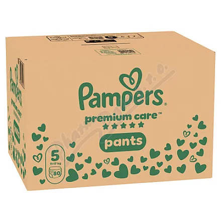 Pampers Premium Care Pants, 5 warstw, 11–17 kg, 80 szt.