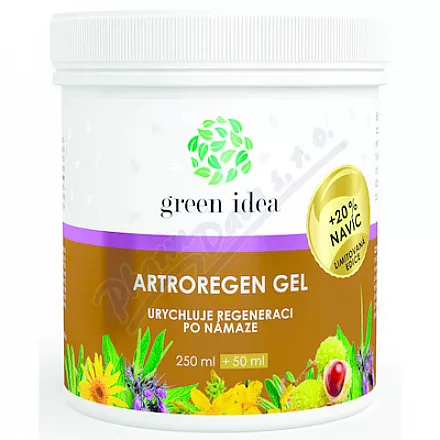 Green idea Artroregen gel 250ml+50ml 20% NAVÍC