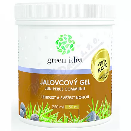 Green idea Jalovcový gel 250ml+50ml 20% NAVÍC