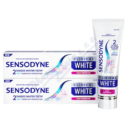 Sensodyne Clinical White zubní pasta 2x75ml