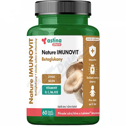 Astina Nature IMUNOVIT Betaglukany cps.60