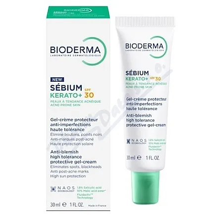BIODERMA Sébium Kerato+ gel-krém SPF30 30ml