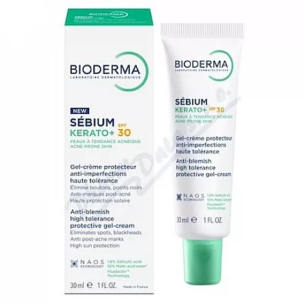 BIODERMA Sébium Kerato+ gel-krém SPF30 30ml