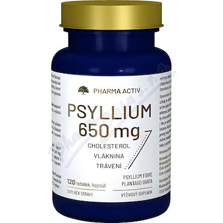 Psyllium 650 mg, 120 tabletek
