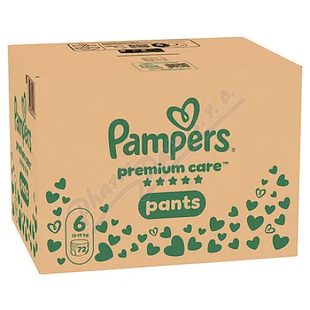 Pampers Premium Care Pants, 6-warstwowe pieluchy-spodnie, 13–19 kg, 72 szt.