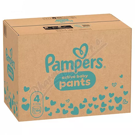 Pampers Active Baby Pants 4 plen.kalh.9-15kg 156ks