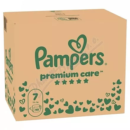Pampers Premium Care 7 plenky 15kg+ 99ks