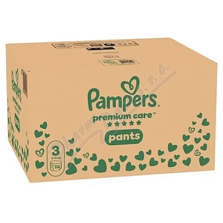 Pampers Premium Care Pants, 3 warstwy, 6–11 kg, 114 szt.
