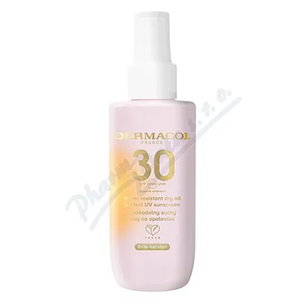 Dermacol Voděodolný suchý olej na opal.SPF30 150ml
