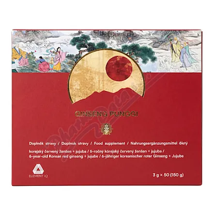 Ginseng Punggi – żeń-szeń koreański w saszetkach, 50 sztuk po 3 g