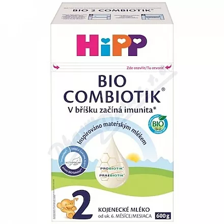 HiPP 2 Combiotik kojenecké mléko BIO 600g