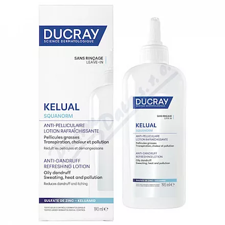 DUCRAY Kelual Squanorm roztok proti lupům 190ml - vlasová péče,péče o vlasy,