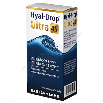 Hyal-Drop Ultra 4S eye drops 10ml Bausch+Lomb