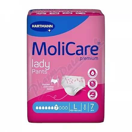 KALHOTKY NAVLÉKACÍ MOLICARE LADY PANTS 7 KAPEK L